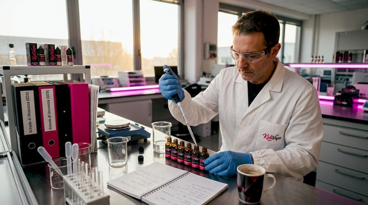 Conto terzi produzione liquidi svapo: guida 2026