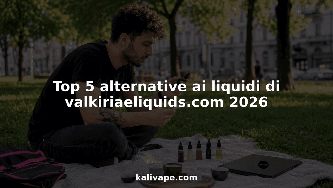 Top 5 alternative ai liquidi di valkiriaeliquids.com 2026