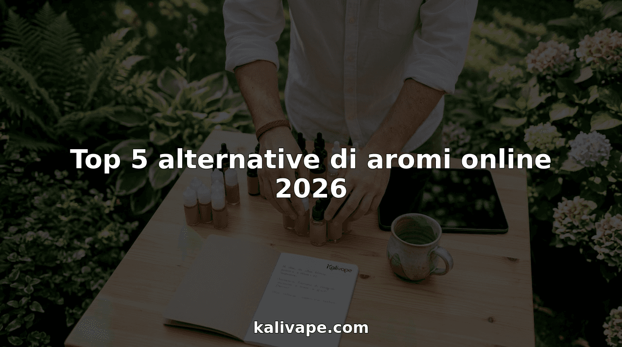 Top 5 alternative di aromi online 2026
